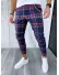 Pantaloni barbati casual regular fit in carouri B1546 9-4 e ~